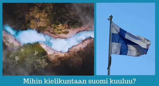 Mihin kielikuntaan suomi kuuluu? ja Suomen kielen juuret