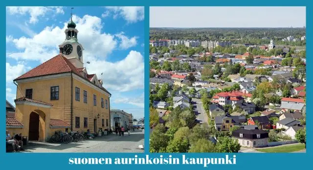 Mikä on suomen aurinkoisin kaupunki? ☀🌅